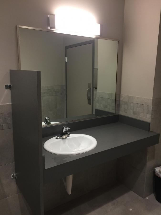 Commercial Office Restroom Remodel Tenant Improvement Tacoma Kent Federal Way