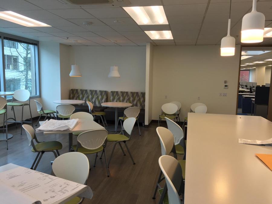 Office Custom Break Room Commercial Tenant Improvement Tacoma