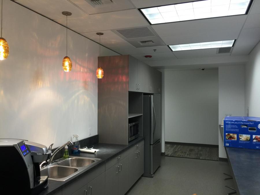 Office Custom Break Room Commercial Tenant Improvement Tacoma