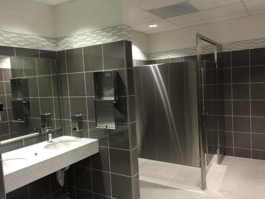 Commercial Office Restroom Remodel Tenant Improvement Tacoma Kent Federal Way