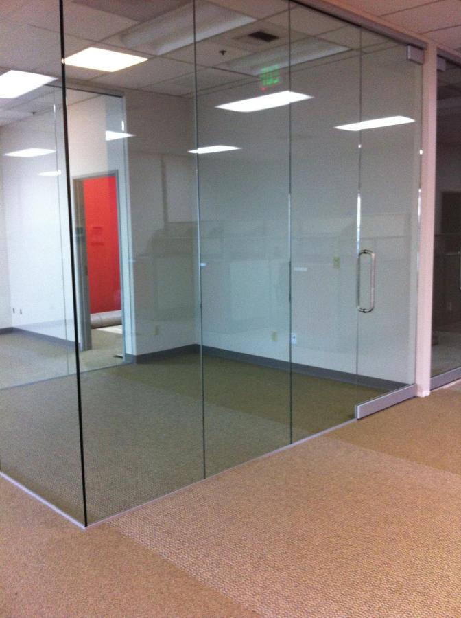 Glass Wall Tacoma Kent Federal Way Tenant Improvement Commercial Offices