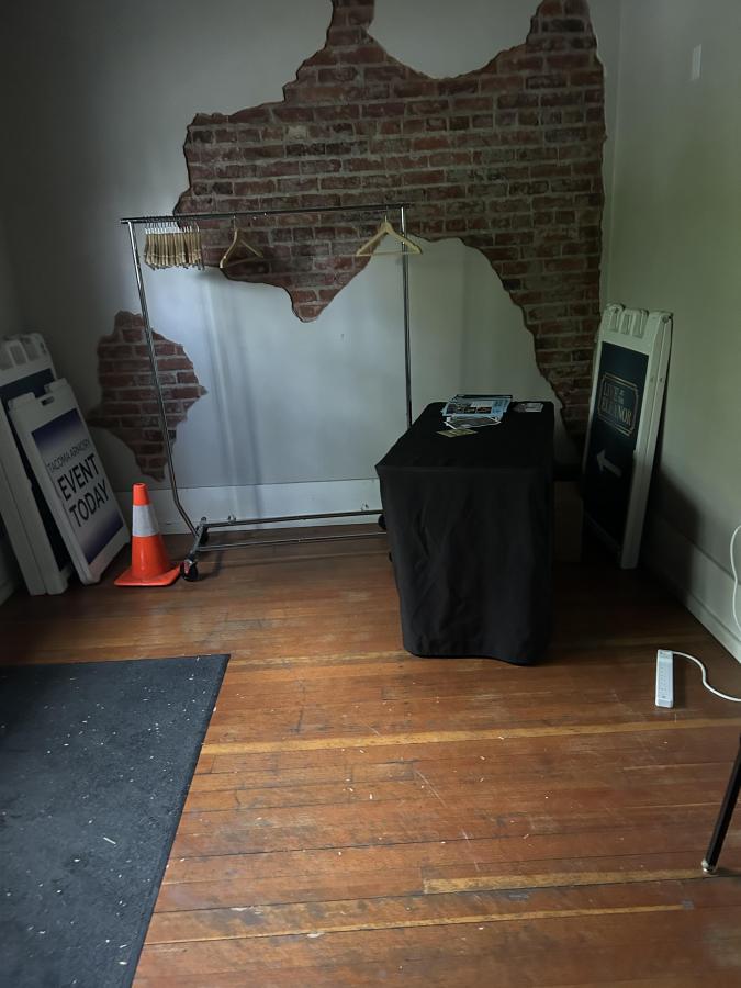 BEFORE: Old Wood Floor
